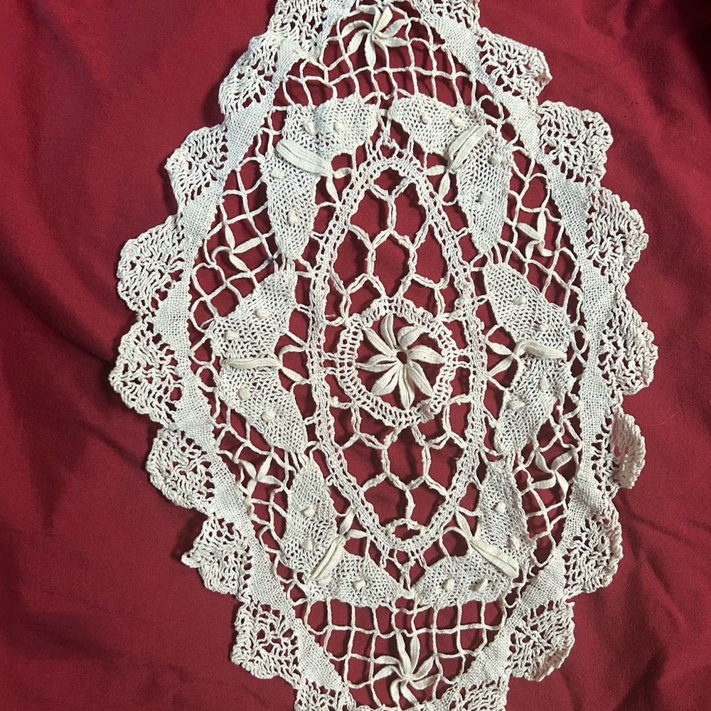 Intricate Antique Lace Doily
